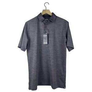 Callaway  Opti-Dri Performance Golf Polo Men's Small NWT Heathered Gray Stretch